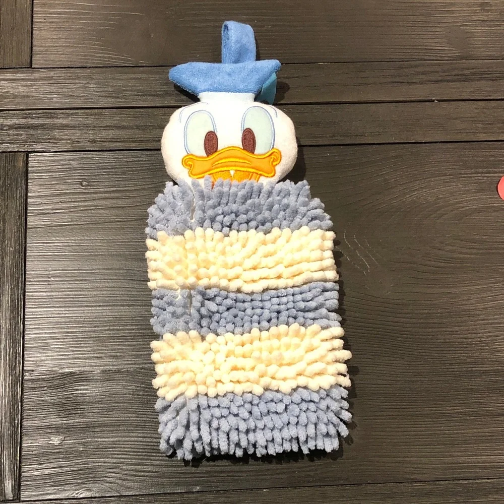 Donald Duck Blue and Cream Hanging Towel